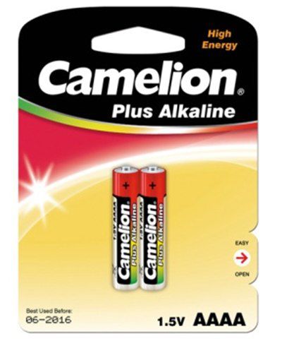 Camelion Plus Alkaline AAAA 1.5V (LR61), 2-pack (for toys, remote control and similar devices) Camel